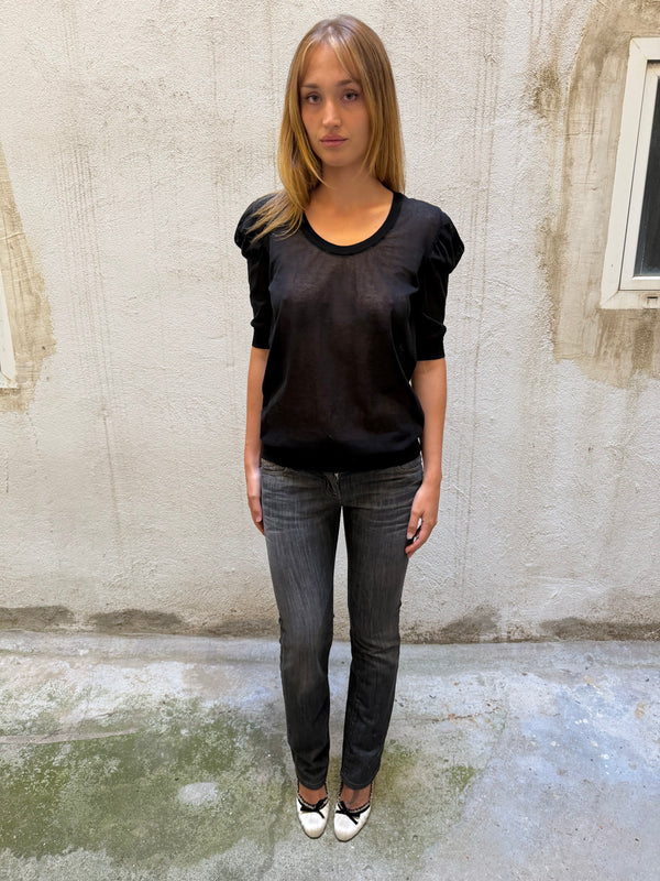 Sisley Low Rise Straight Leg Jeans