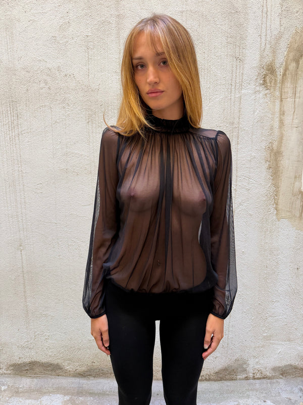 Patrizia Pepe Sheer Mesh Bodysuit