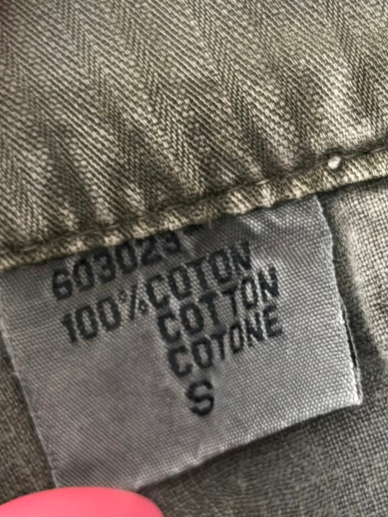 Khaki Cargo Skirt