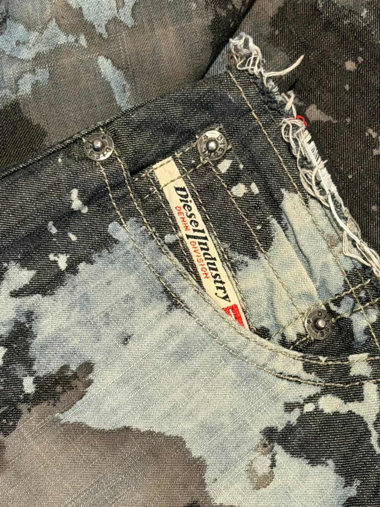Diesel Paint Splatter Midi Skirt