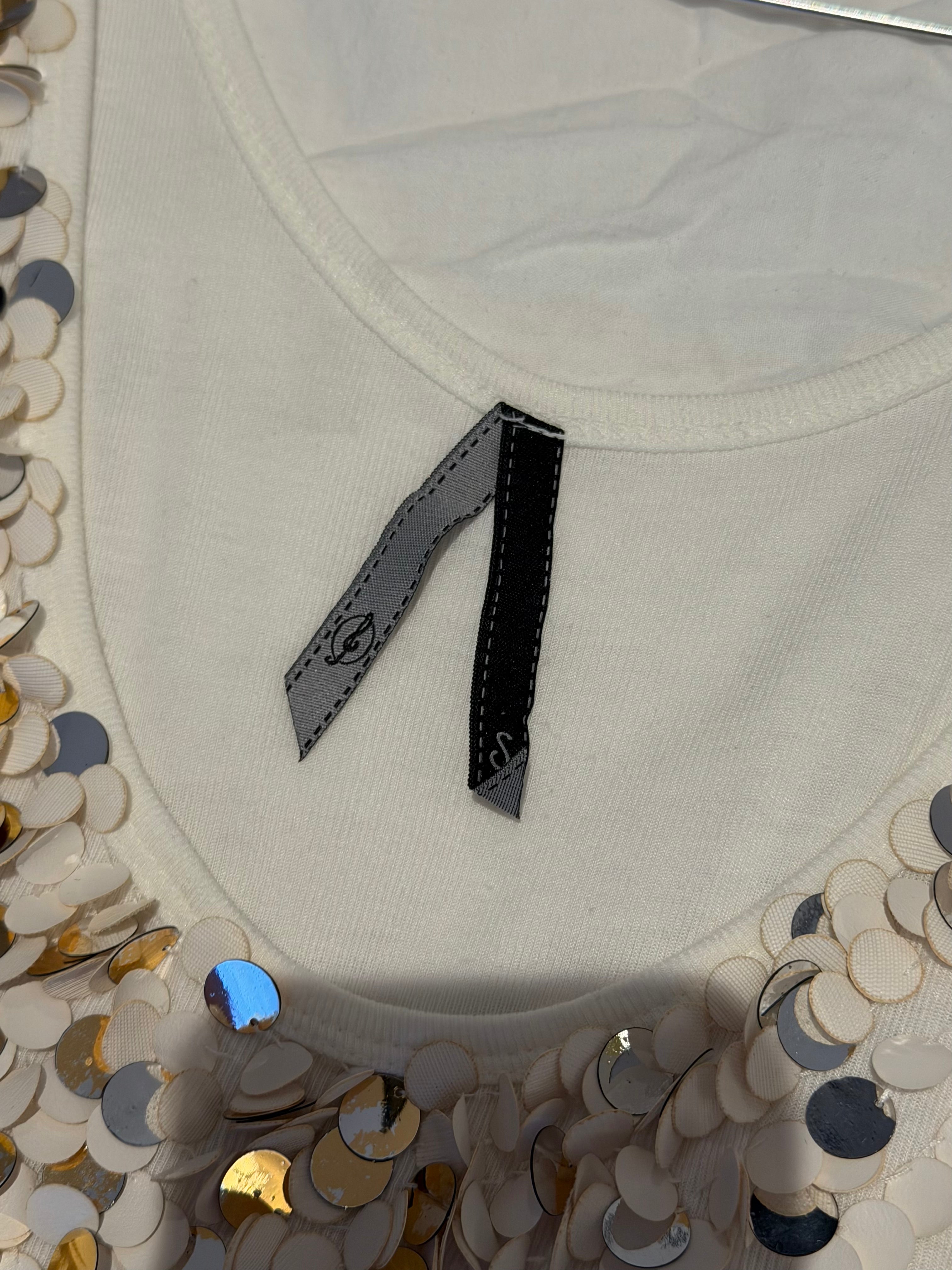 Disc Sequin Mini Dress