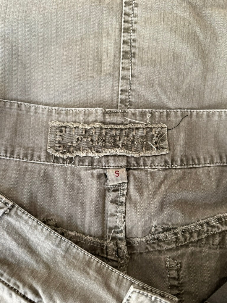 Khaki Cargo Skirt