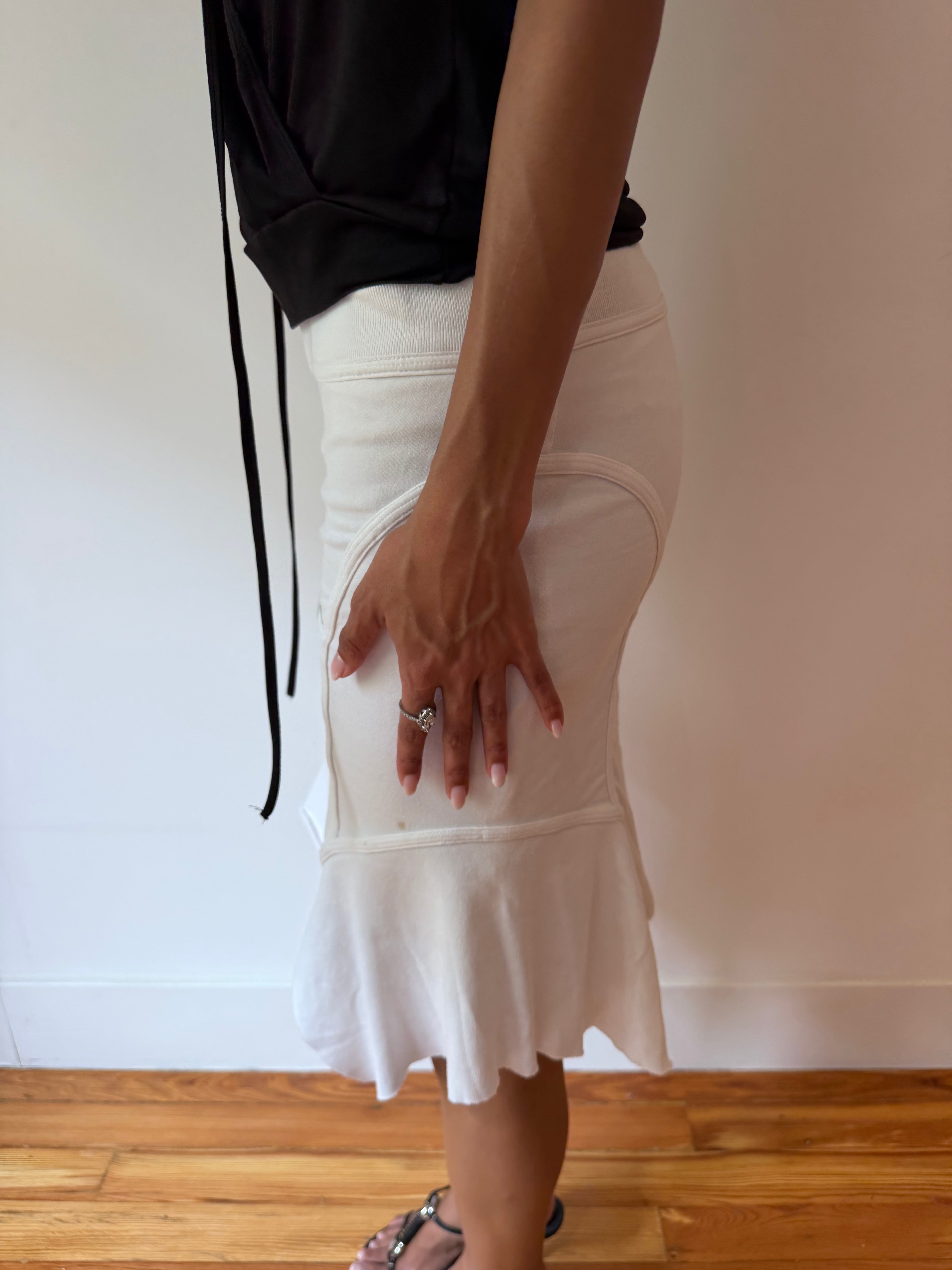 Plein Sud Asymmetric Midi Skirt