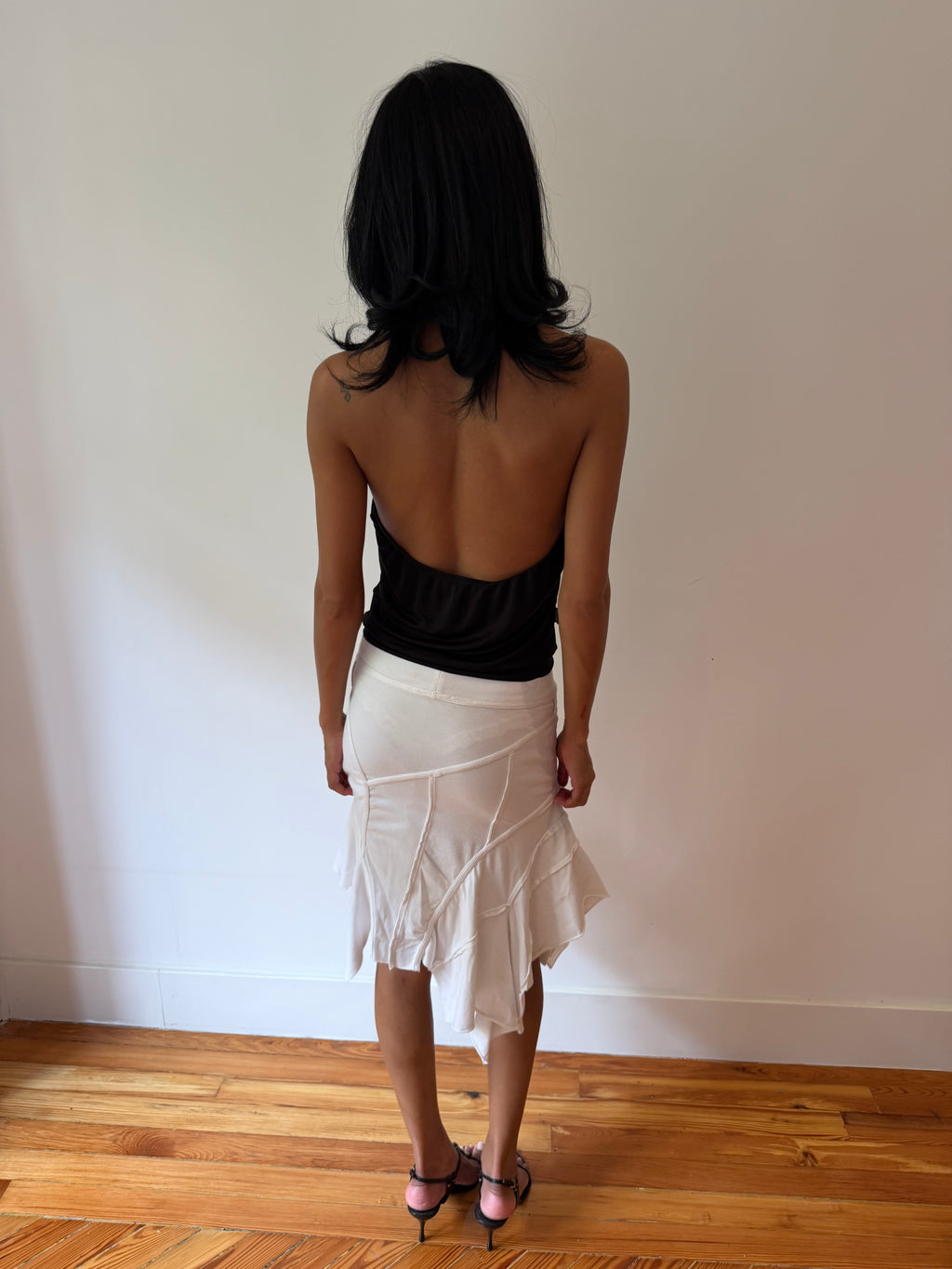 Plein Sud Asymmetric Midi Skirt