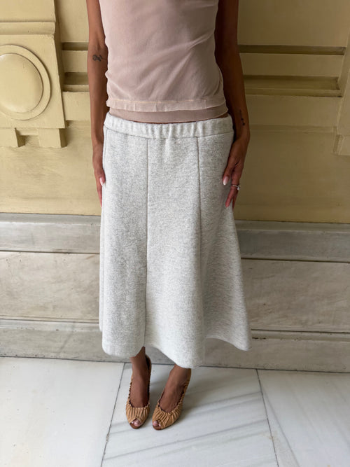 A-Line Midi Skirt