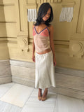 A-Line Midi Skirt