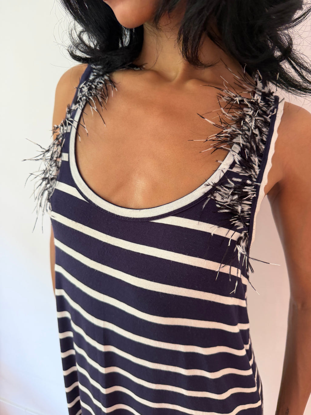 Italian Striped Maxi Dress