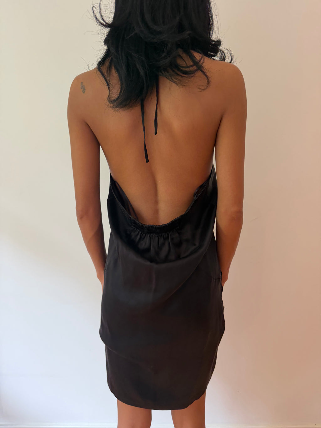 Silk Halter Dress