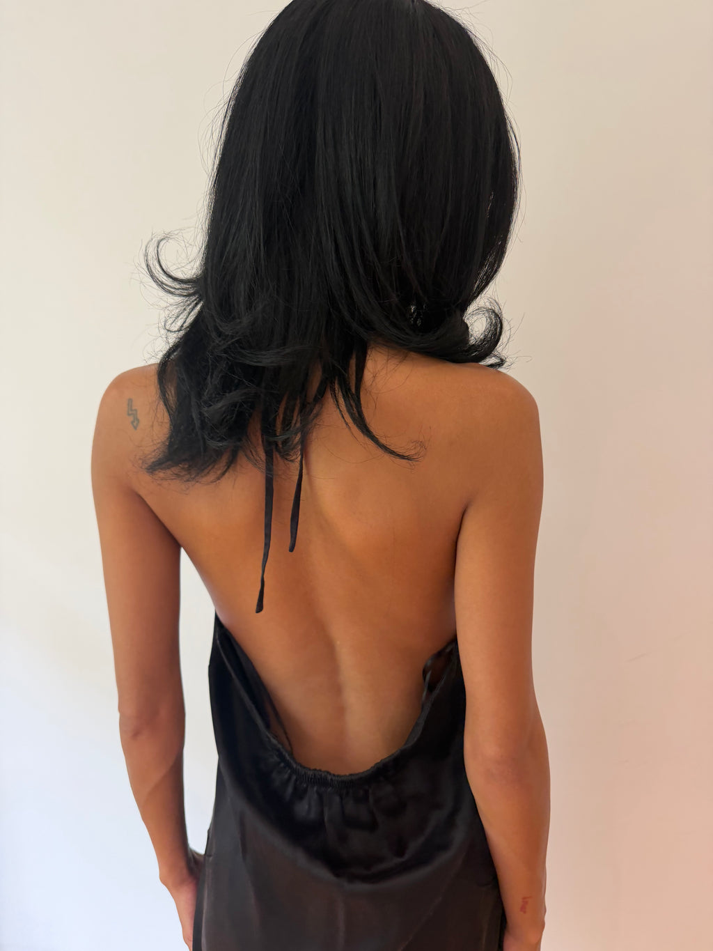 Silk Halter Dress