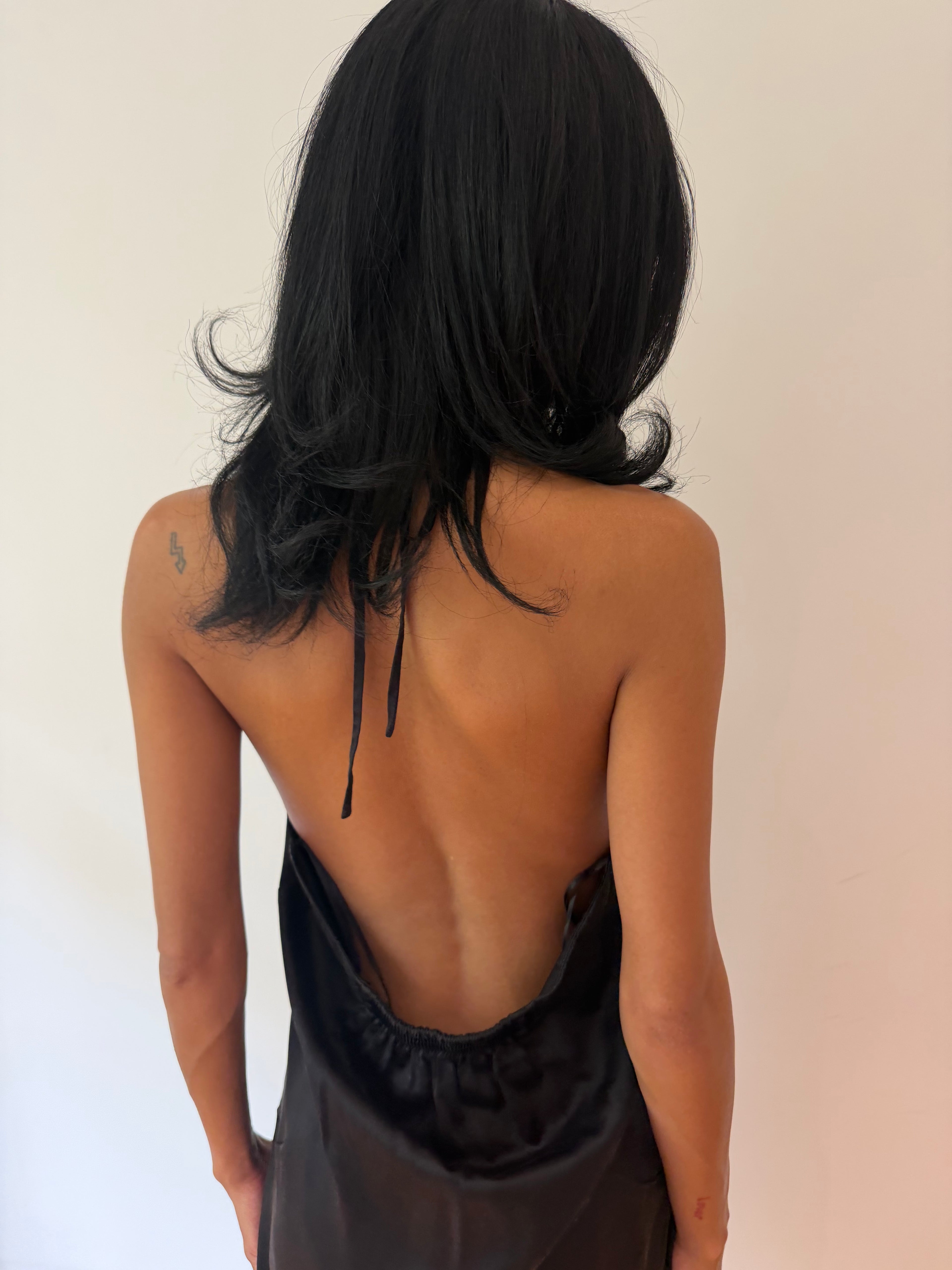 Silk Halter Dress