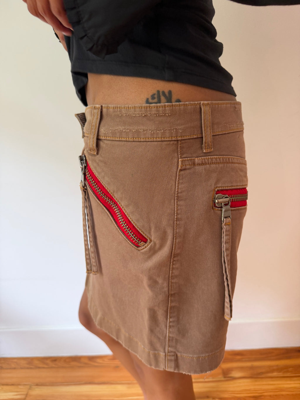 Blumarine Corduroy Mini Skirt