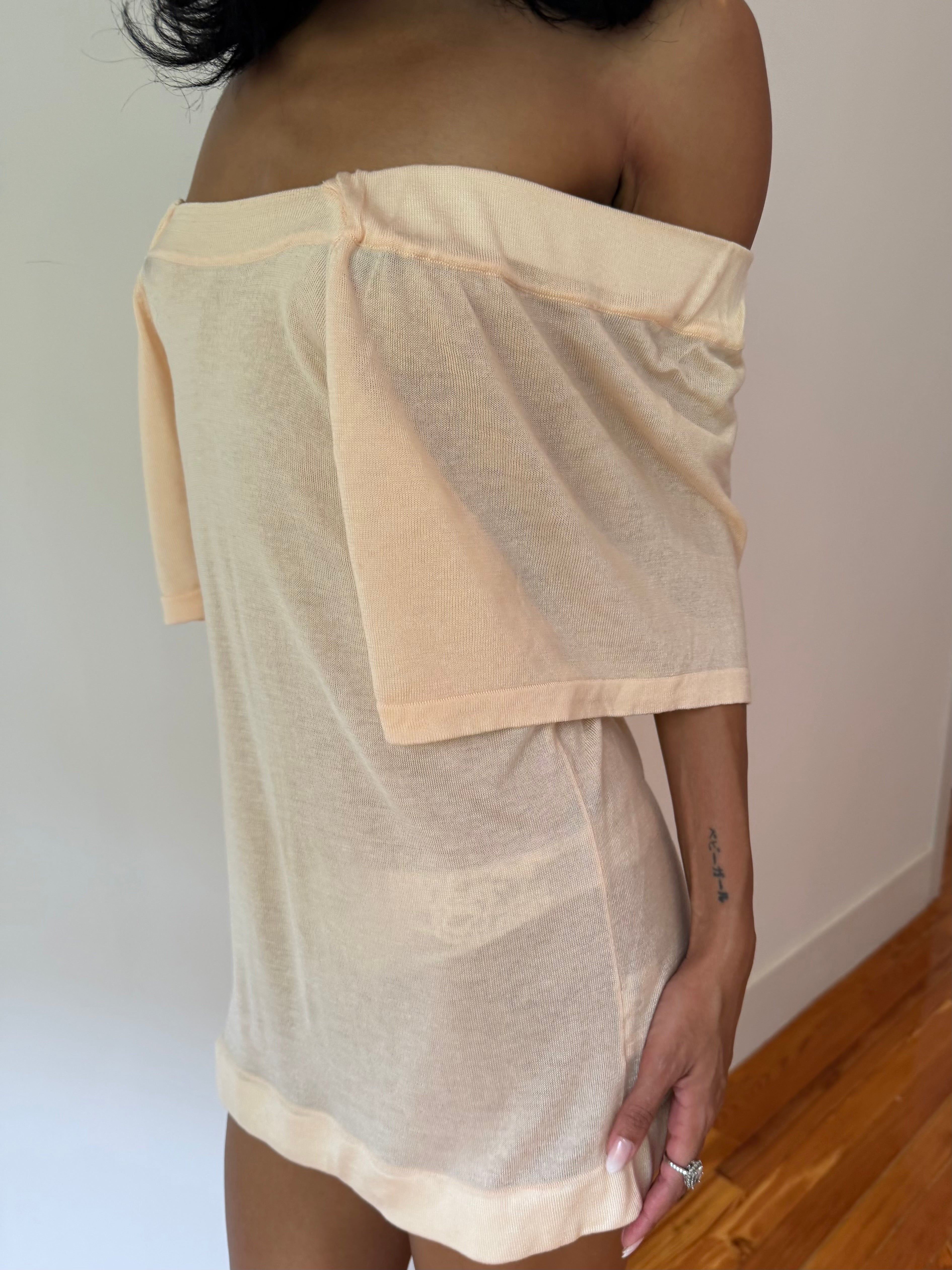 Sheer Mini Dress