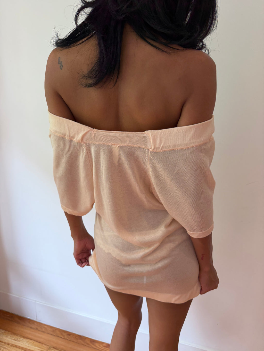 Sheer Mini Dress