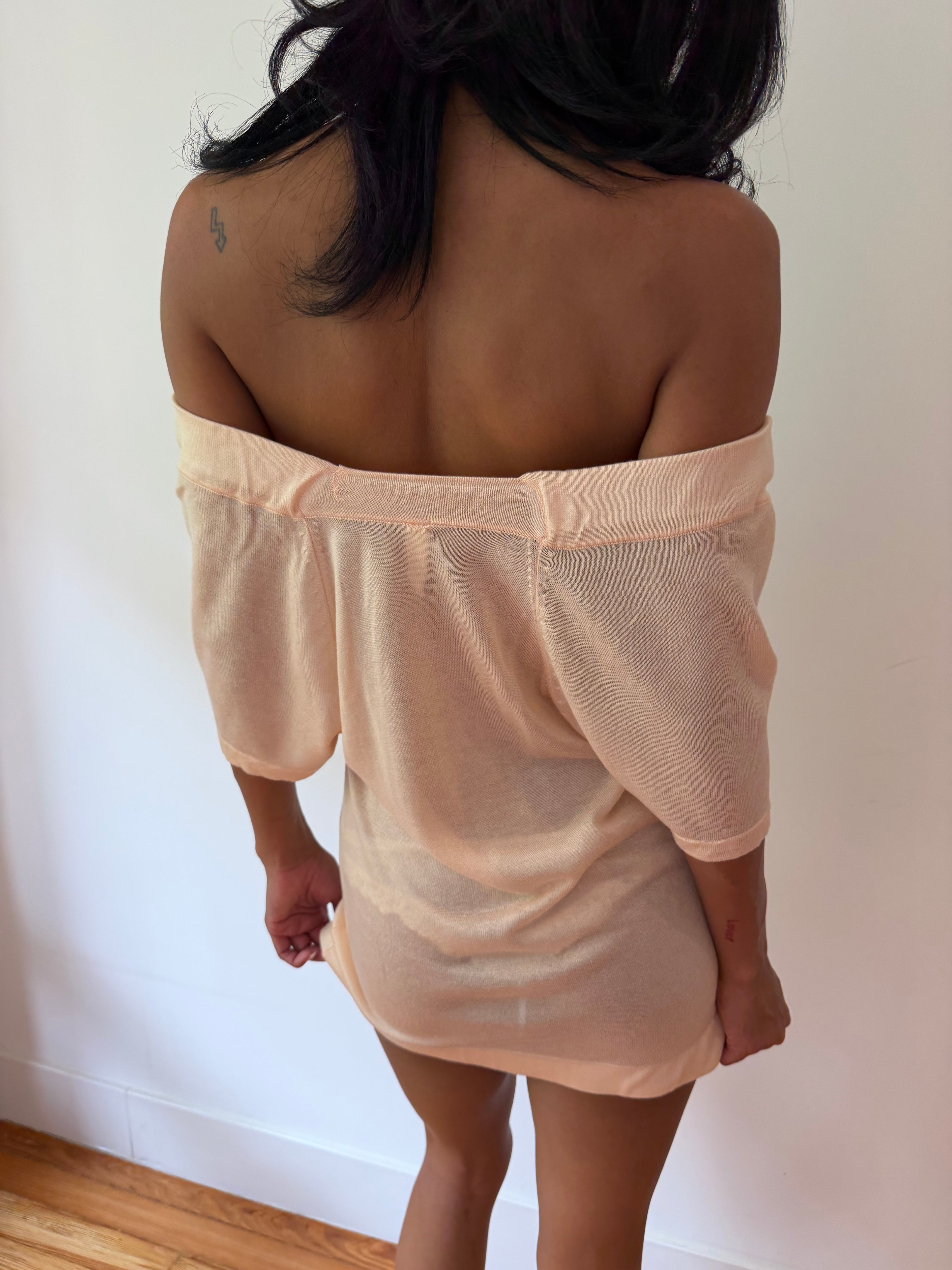 Sheer Mini Dress