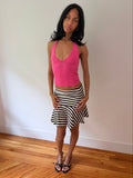 Stripe Midi Skirt