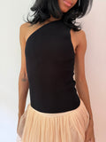 Asymmetric Ribbed Top