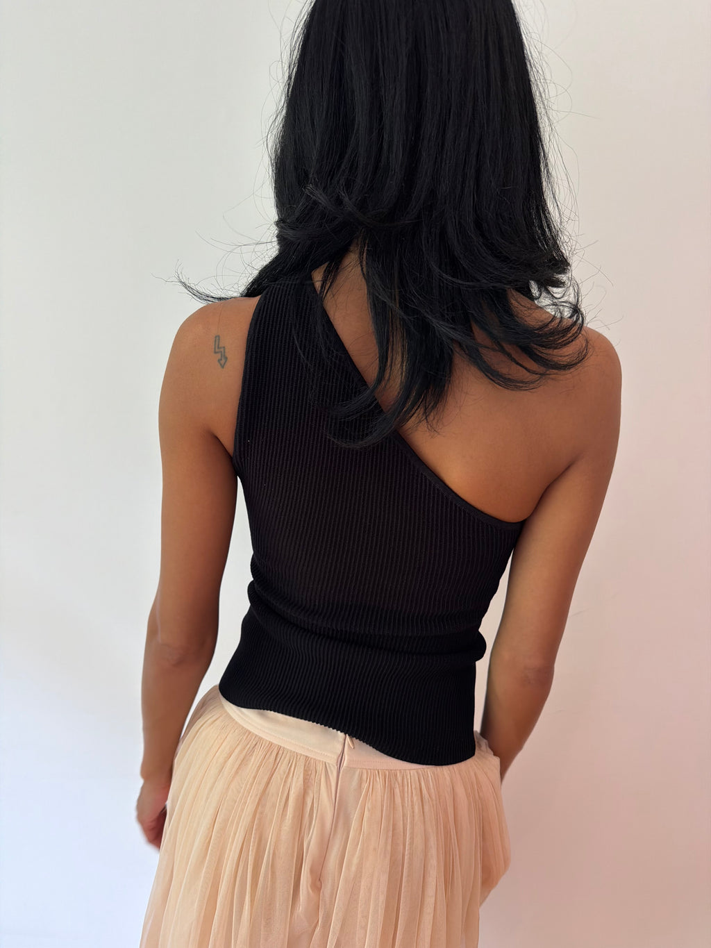 Asymmetric Ribbed Top