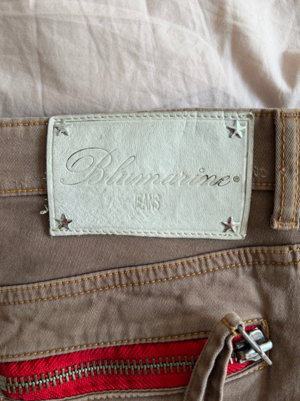 Blumarine Corduroy Mini Skirt