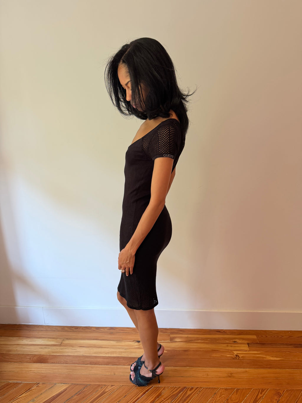 Guess Crochet Midi Dress