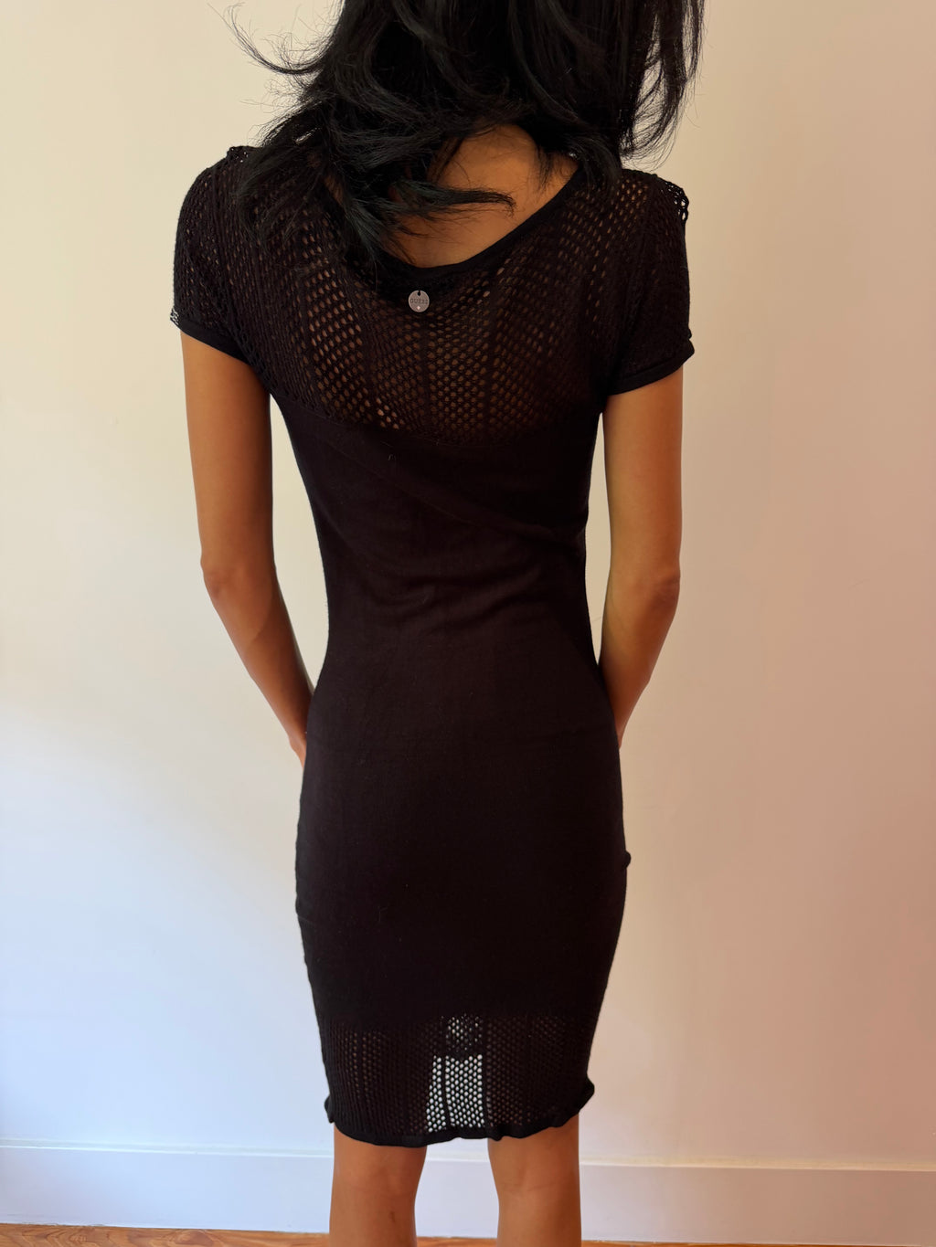 Guess Crochet Midi Dress