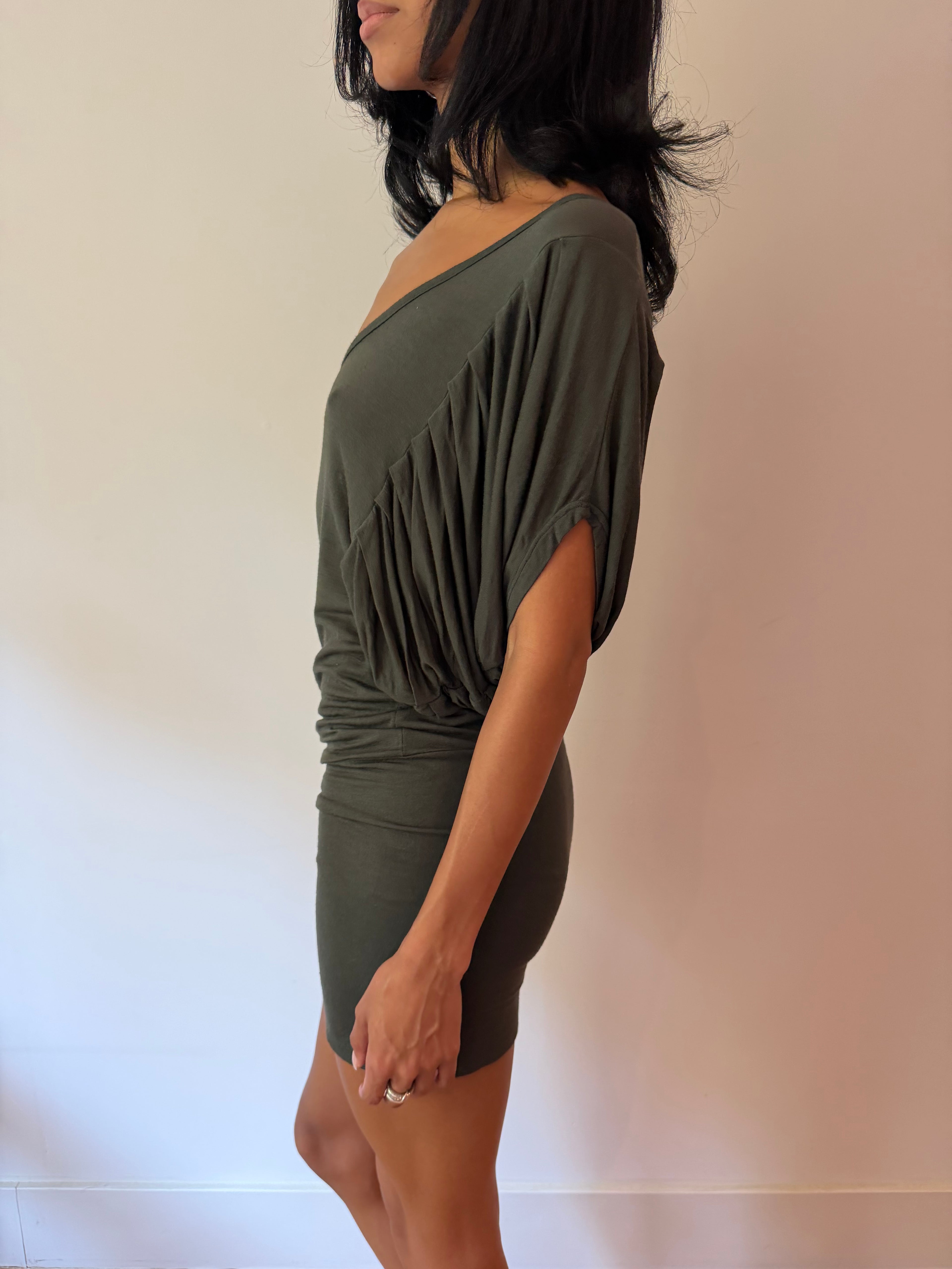 V-Neck Mini Dress