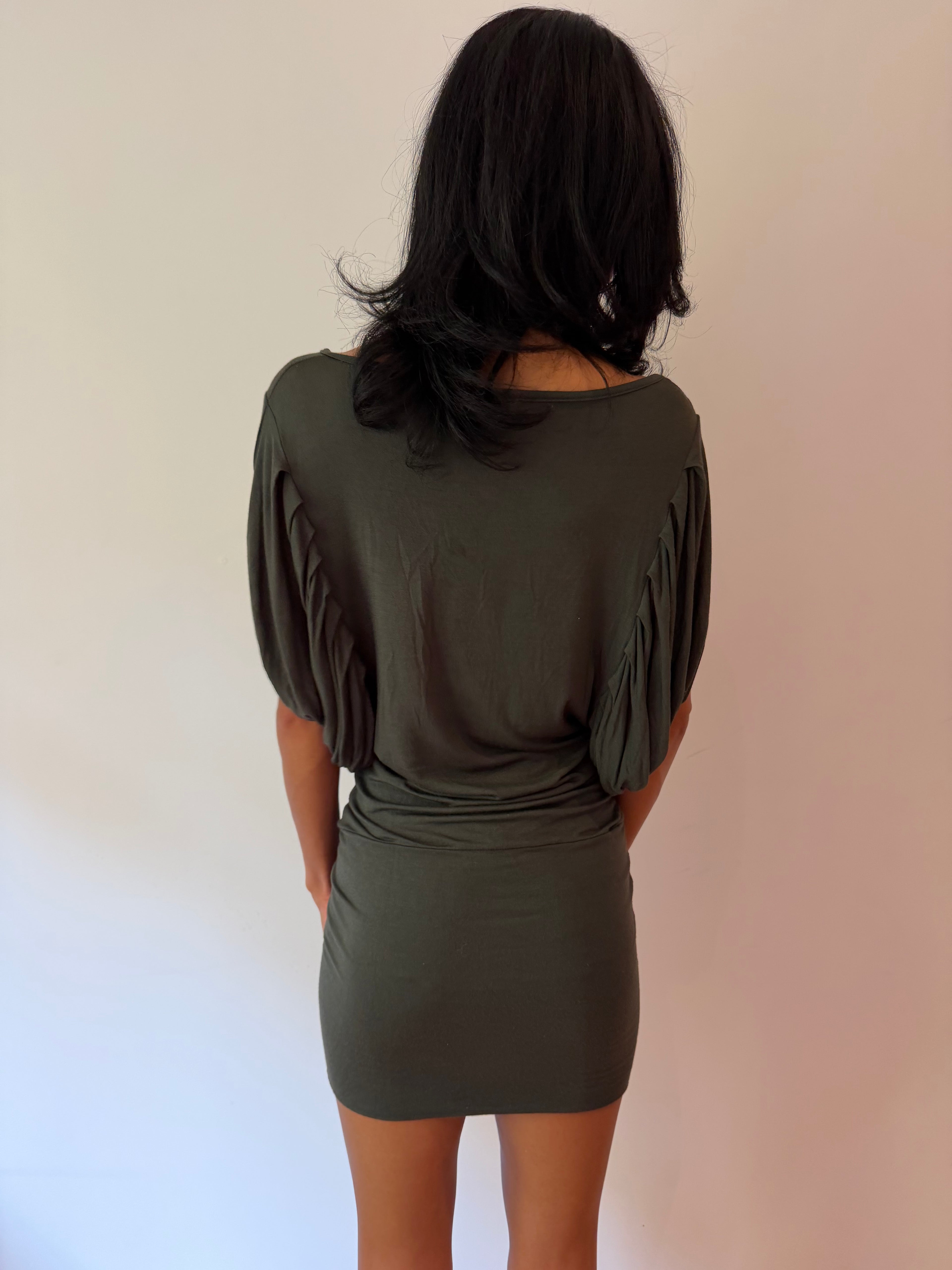 V-Neck Mini Dress