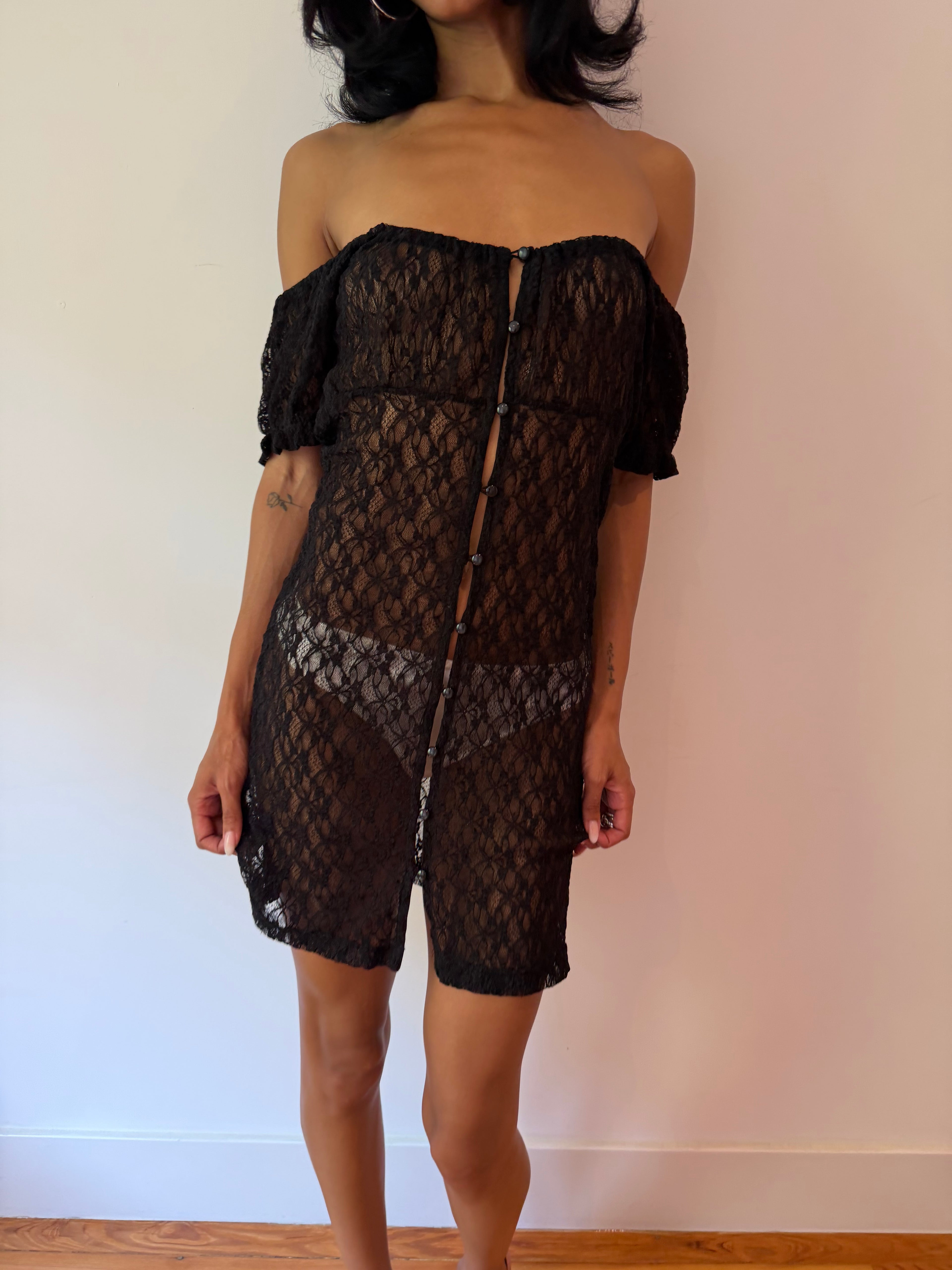 Lace Mini Dress