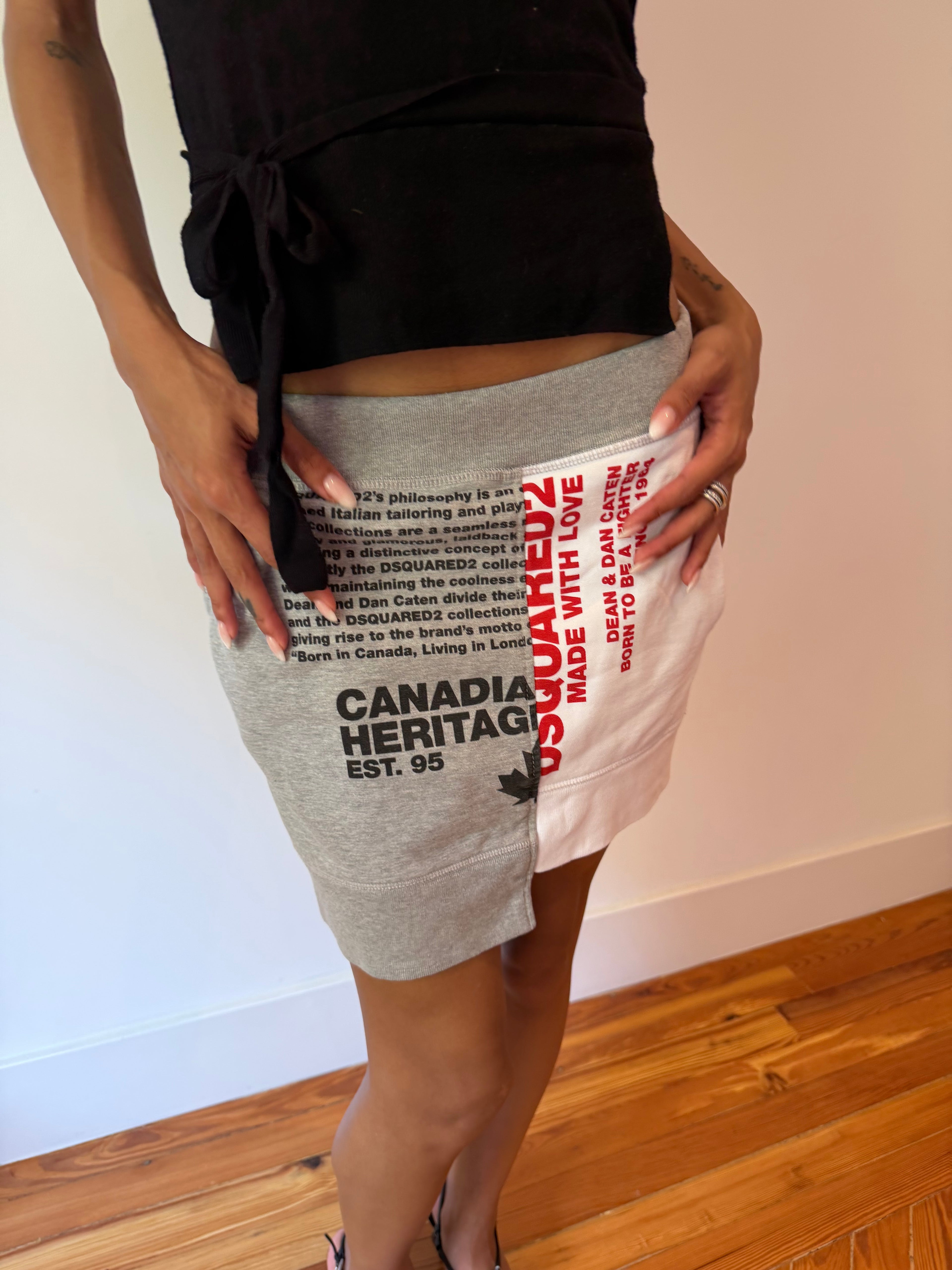 Dsquared2 Graphic Mini Skirt