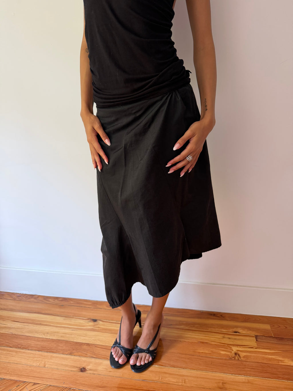 French Brand Cargo Skirt