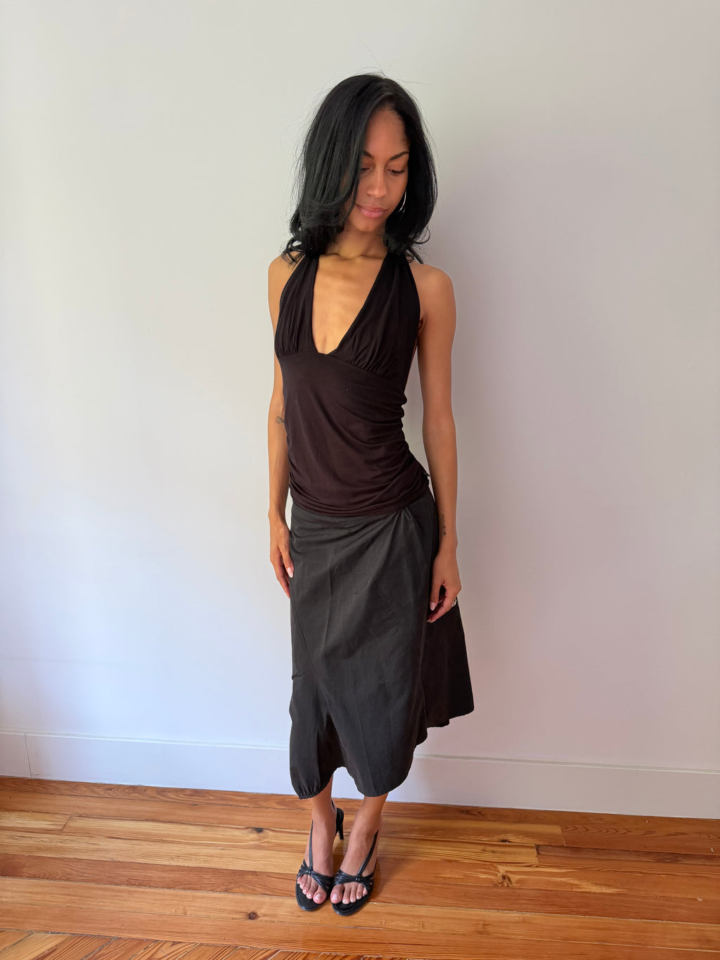 French Brand Cargo Skirt