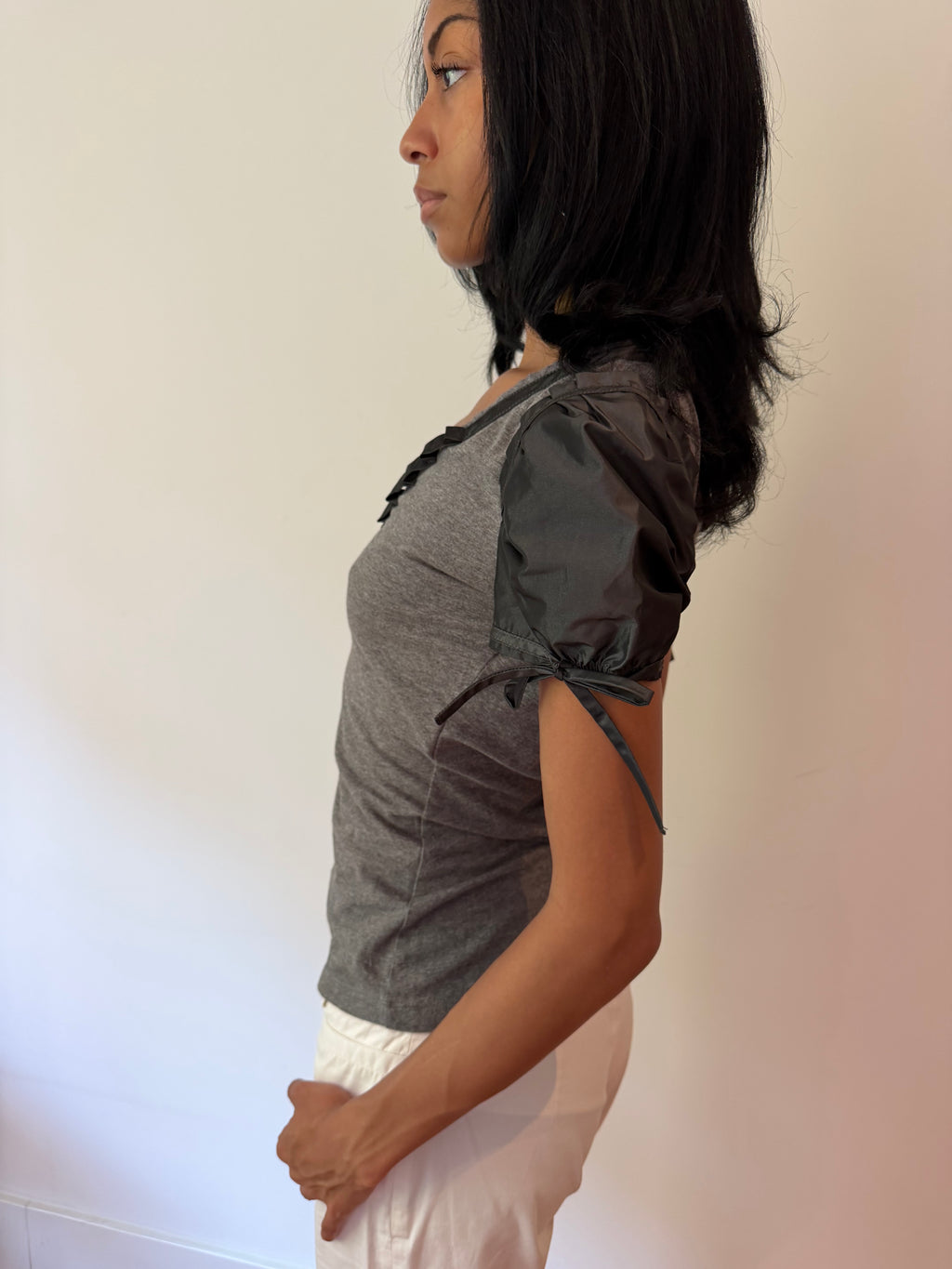 Adolfo Dominguez Ruffle T-Shirt
