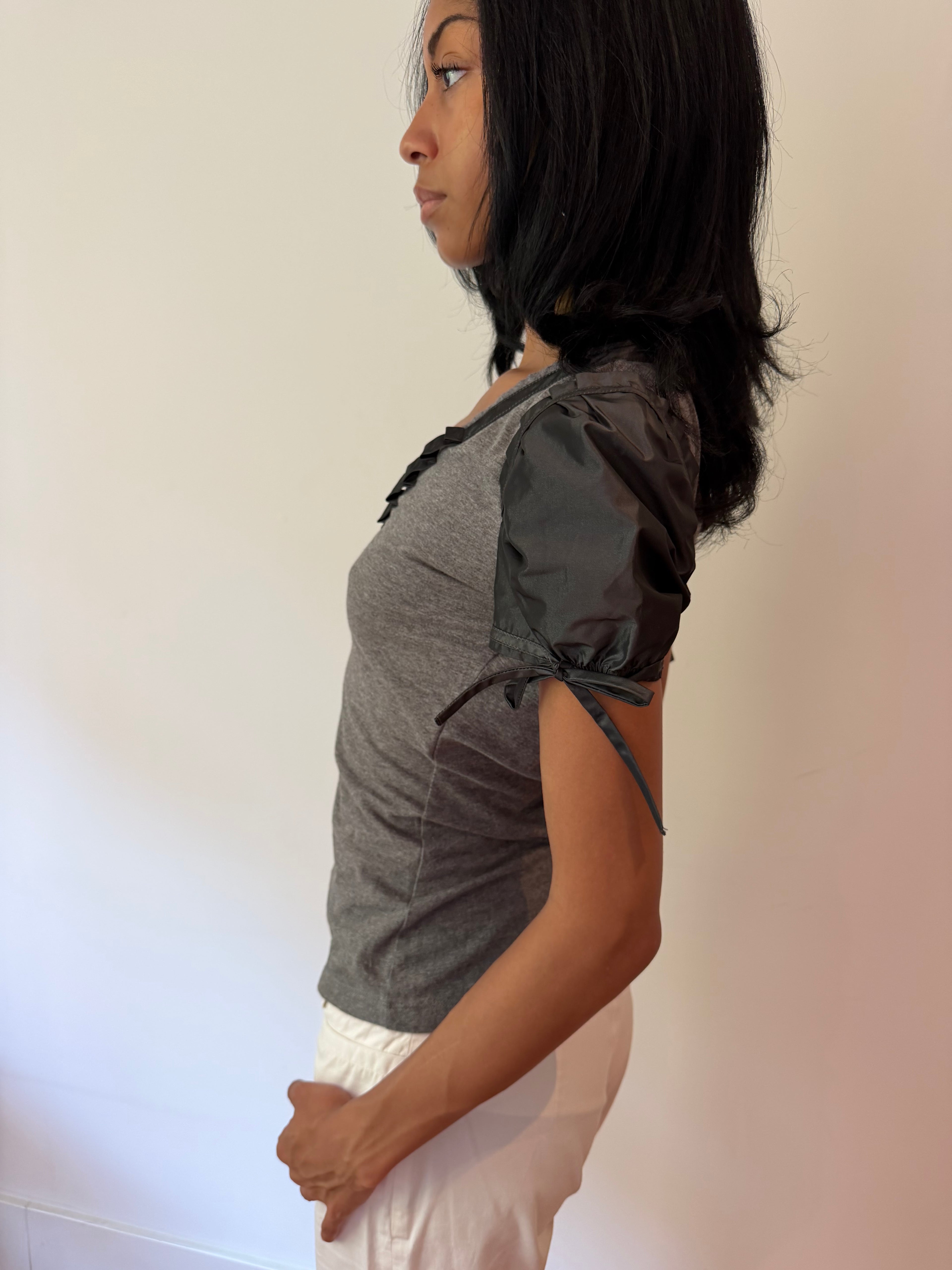 Adolfo Dominguez Ruffle T-Shirt