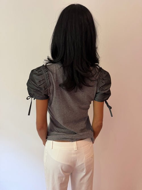 Adolfo Dominguez Ruffle T-Shirt