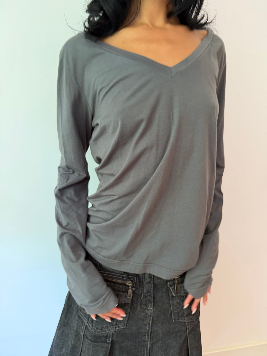 Italian Brand V-Neck Top