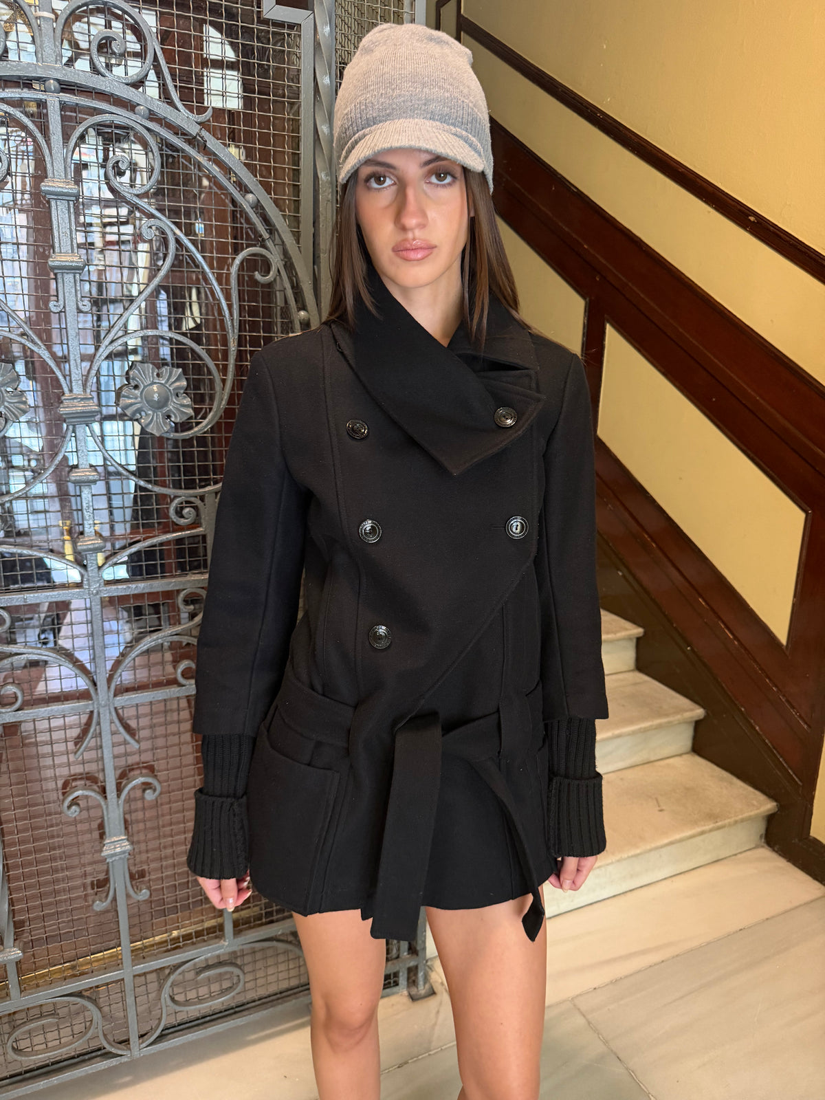 Patrizia Pepe Wool Peacoat
