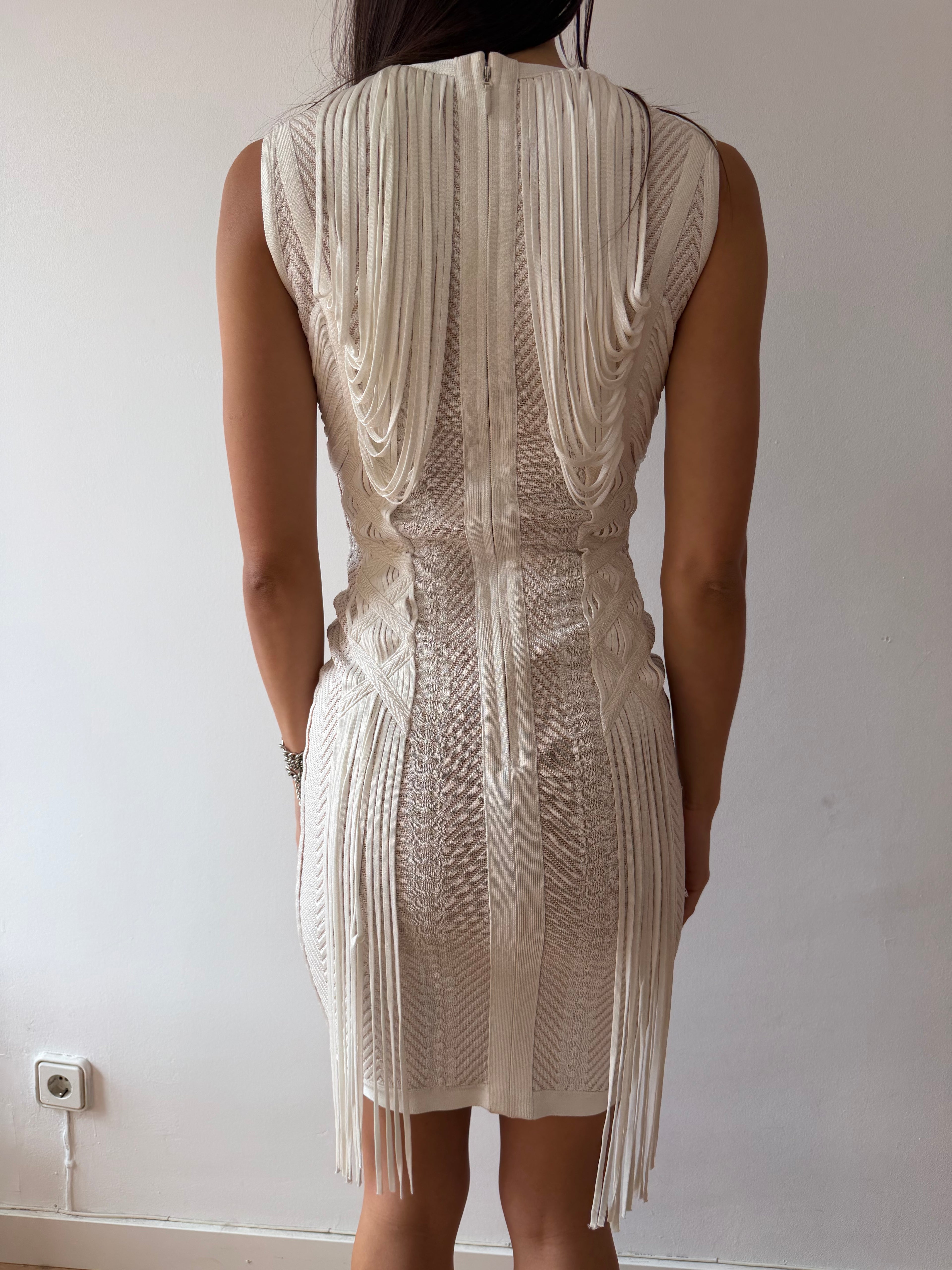 Hervé Léger Fringe Dress