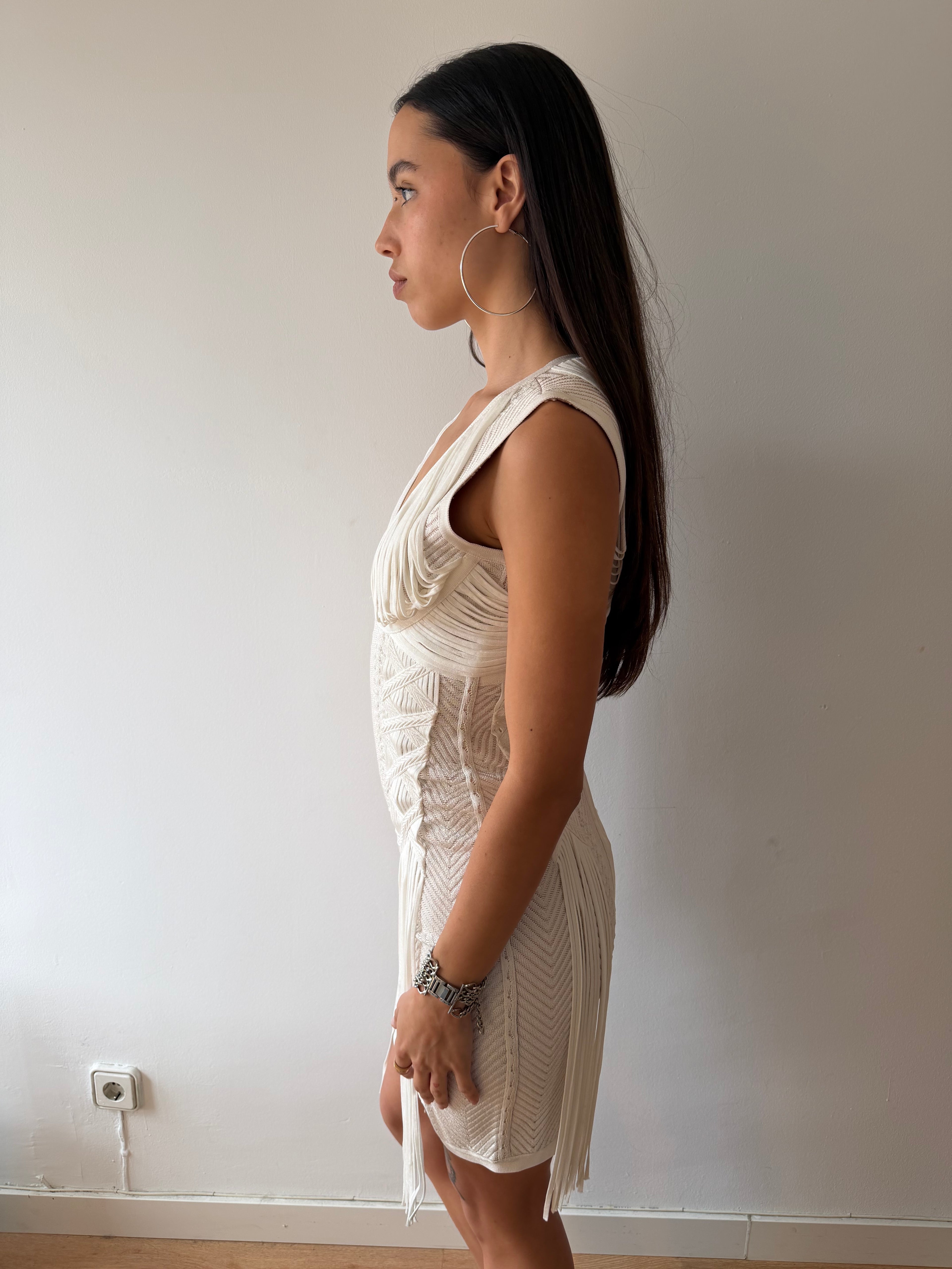 Hervé Léger Fringe Dress