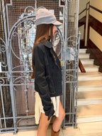 Anna Rita N Belted Cropped Trench