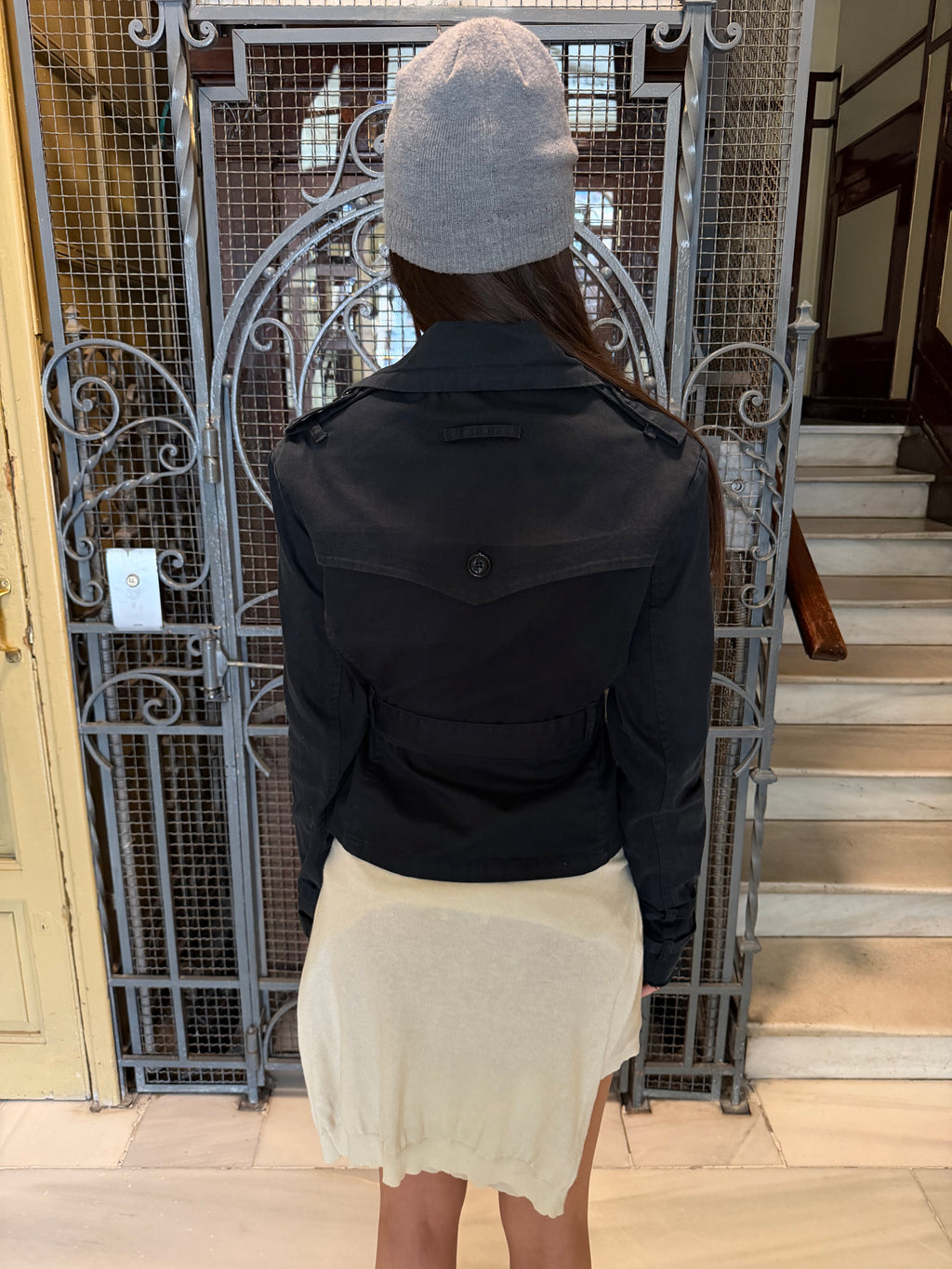 Anna Rita N Belted Cropped Trench