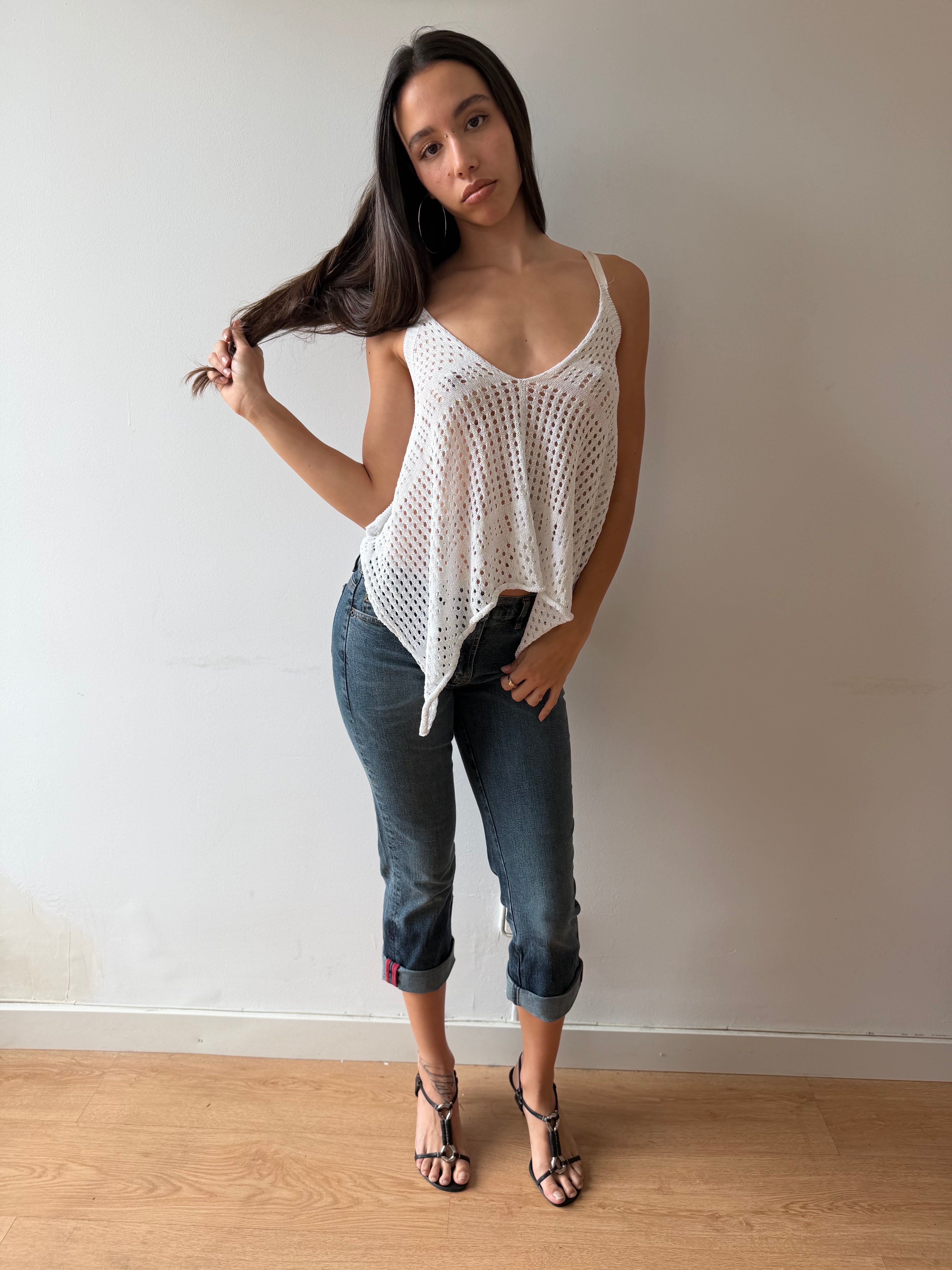 Plein Sud Denim Capris