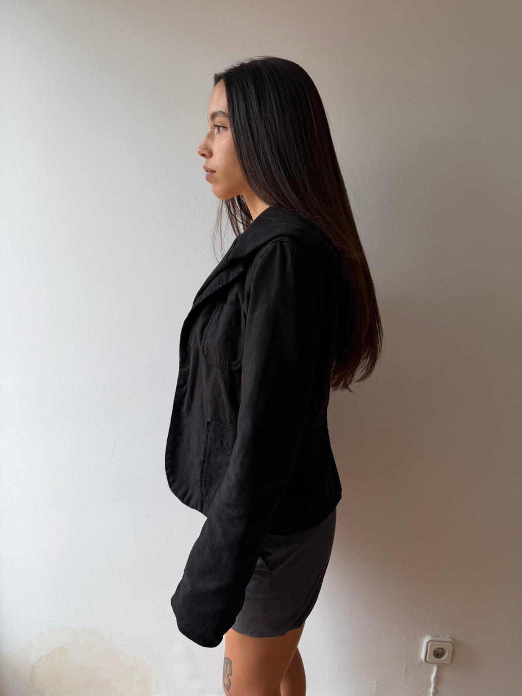 Italian Brand Hooded Blazer Jacket