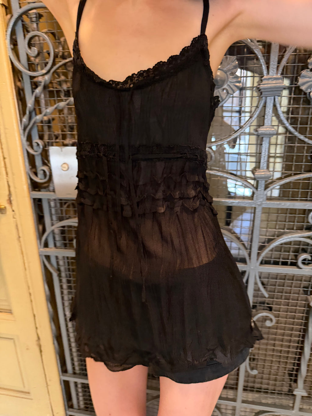 John Galliano Sheer Camisole