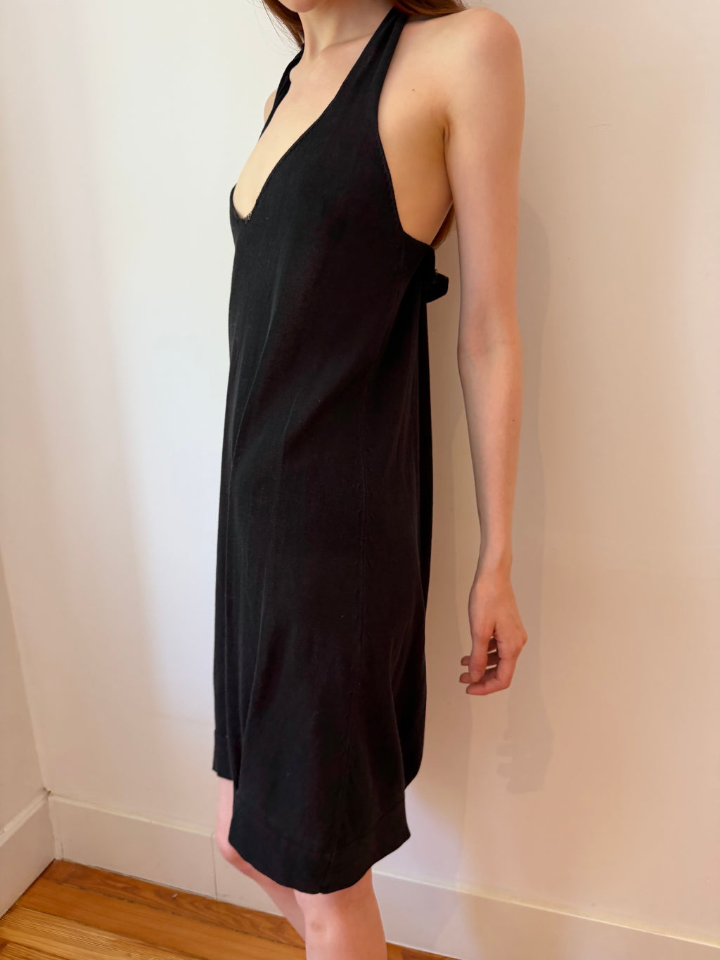 Cross-Back Knit Dress