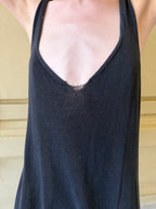 Cross-Back Knit Dress