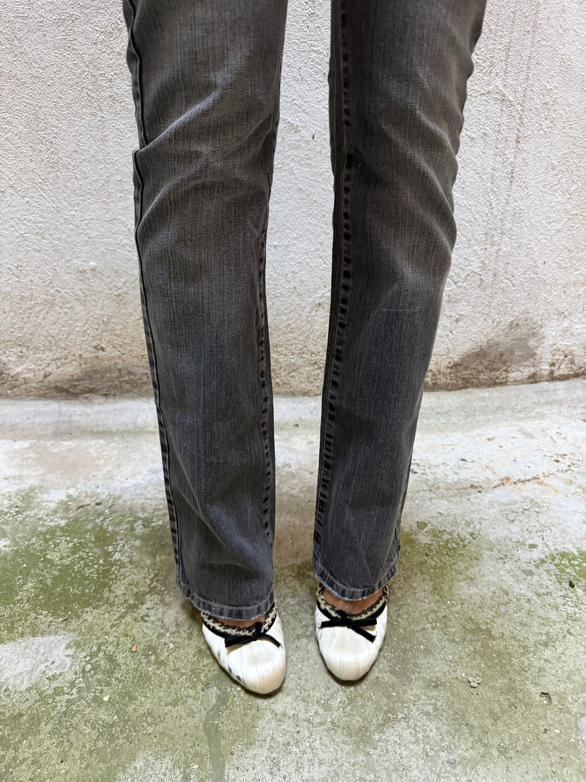 Sisley Grey Low Rise Jeans