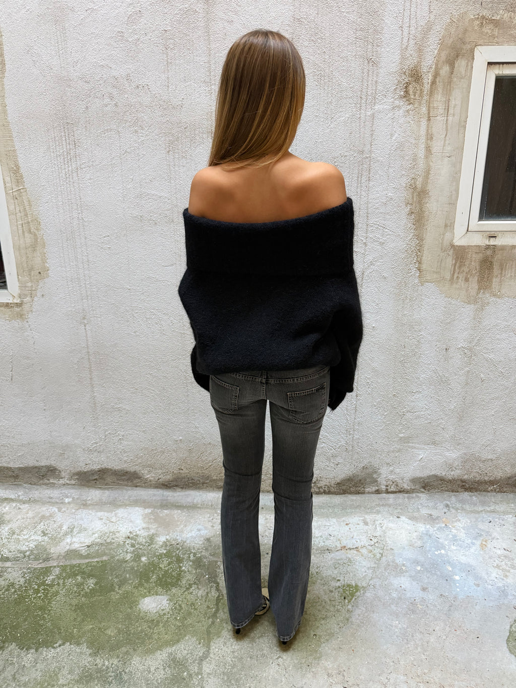 Sisley Grey Low Rise Jeans
