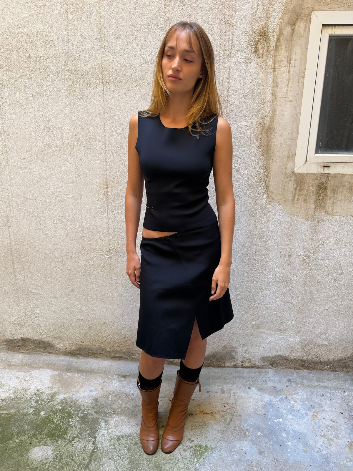 Cop Copine Asymmetric Skirt