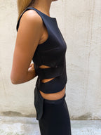 Cop Copine Cut Out Top