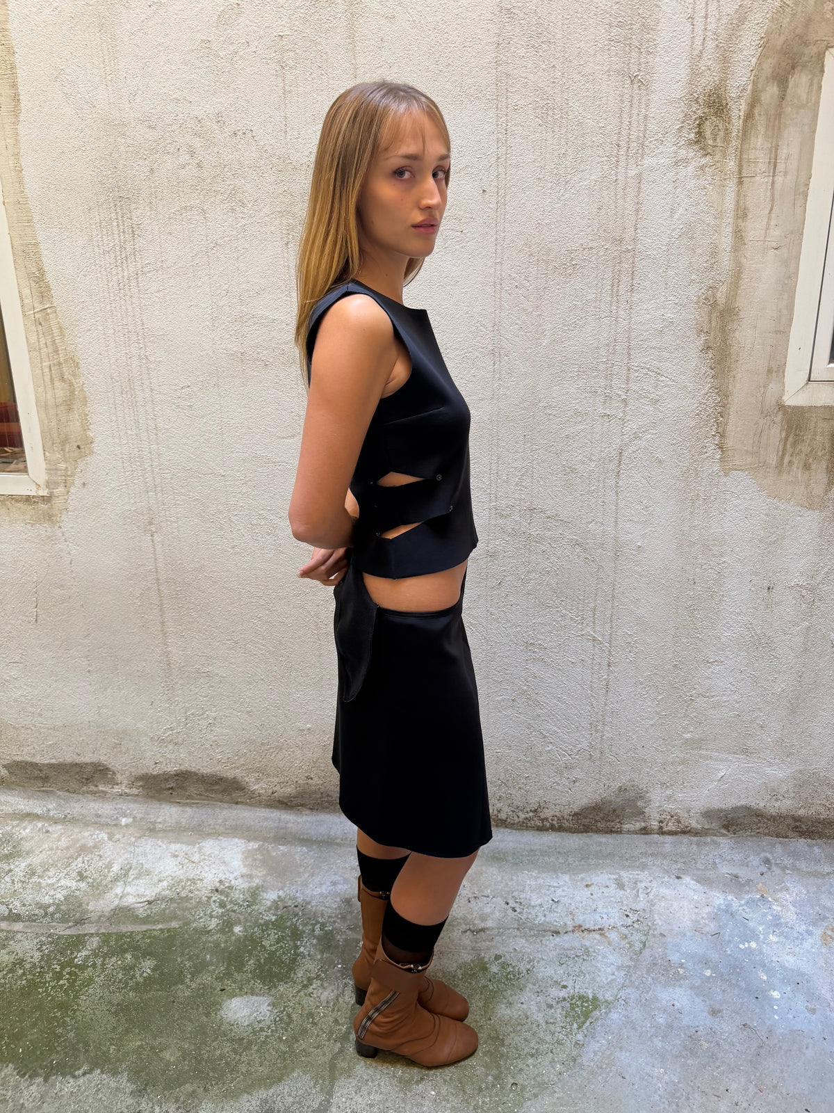 Cop Copine Asymmetric Skirt
