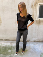 Sisley Low Rise Straight Leg Jeans